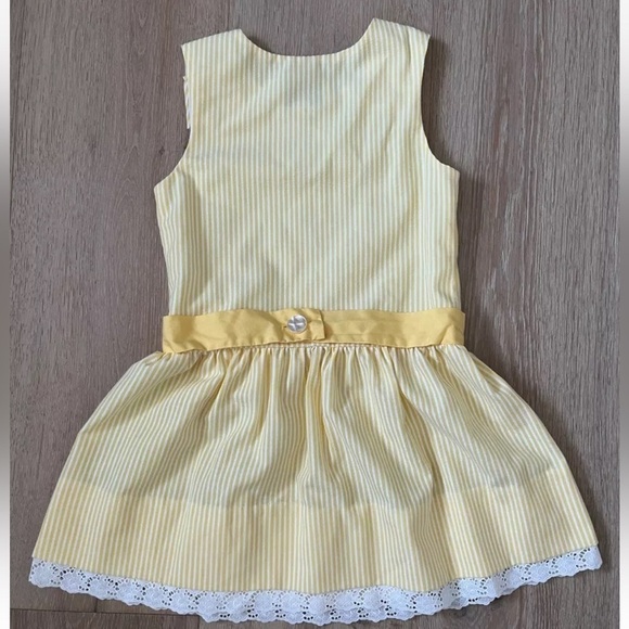 florence eiseman girls dress Yellow Sz 4 *D19 - Picture 2 of 2